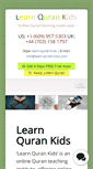 Mobile Screenshot of learn-quran-kids.com
